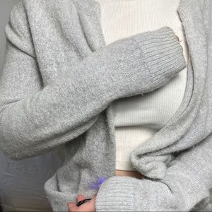 Cozy Grey Cardigan